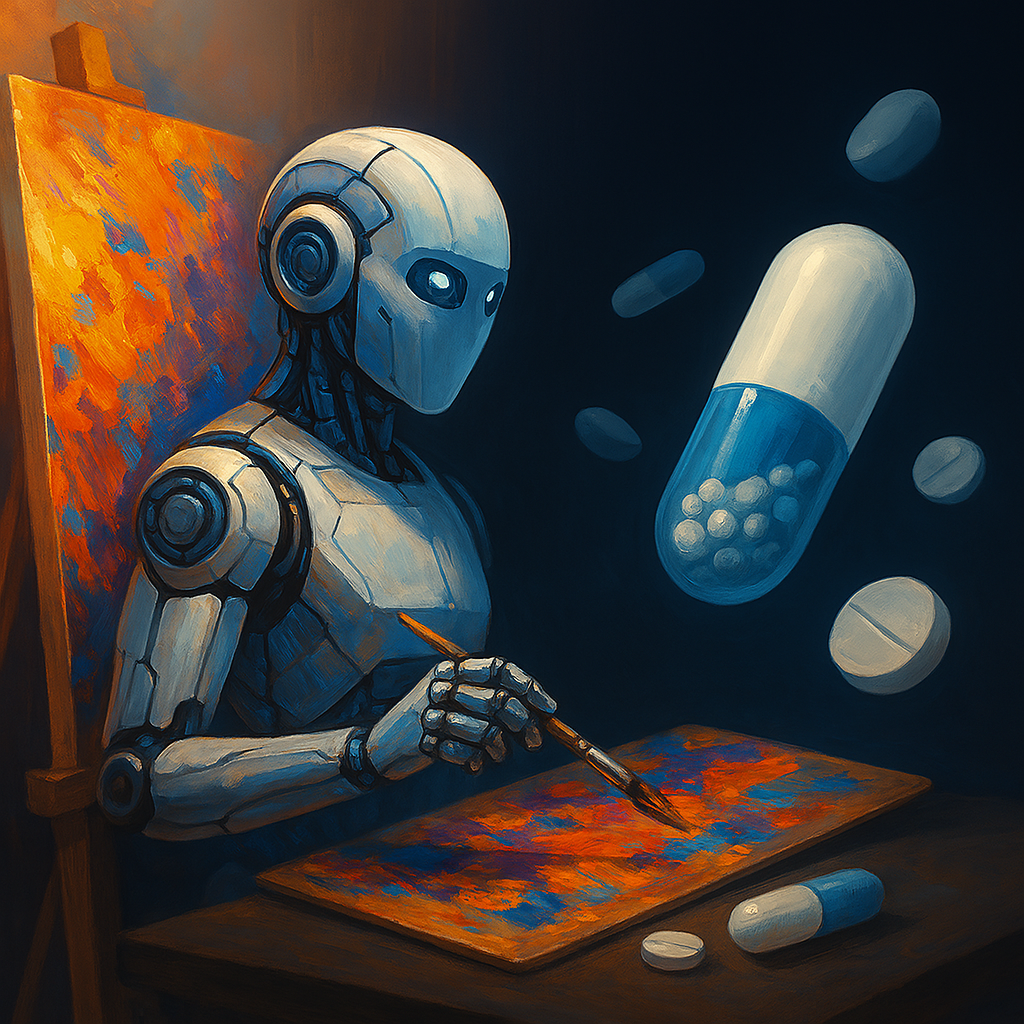 Inteligência Artificial Surpreende ao Criar Obras de Arte e Descobrir Novos Medicamentos